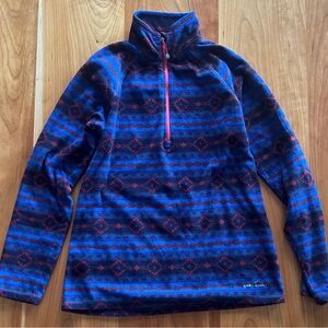 💙🖤Eddie Bauer Zip-Up Micro-Fleece-(Size-M)🖤💙